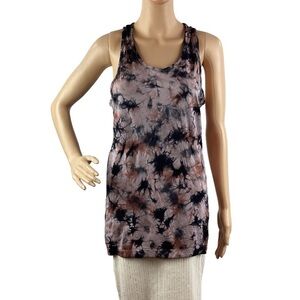 Zyia Rust Hendrix Seamless Tank Size L Tie-Dye Multicolor